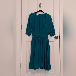 Sami NY Teal Chiffon Dress